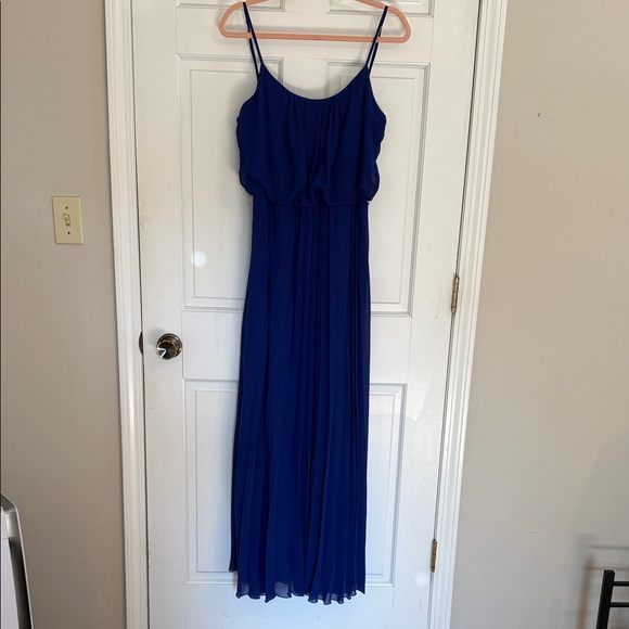 Bisou Bisou Royal Blue Maxi Dress - Picture 1 of 6